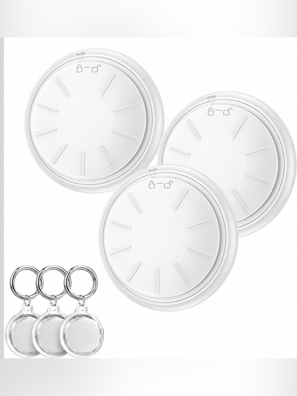 Apple Find My Compatible Tracker Tags – Set of 3